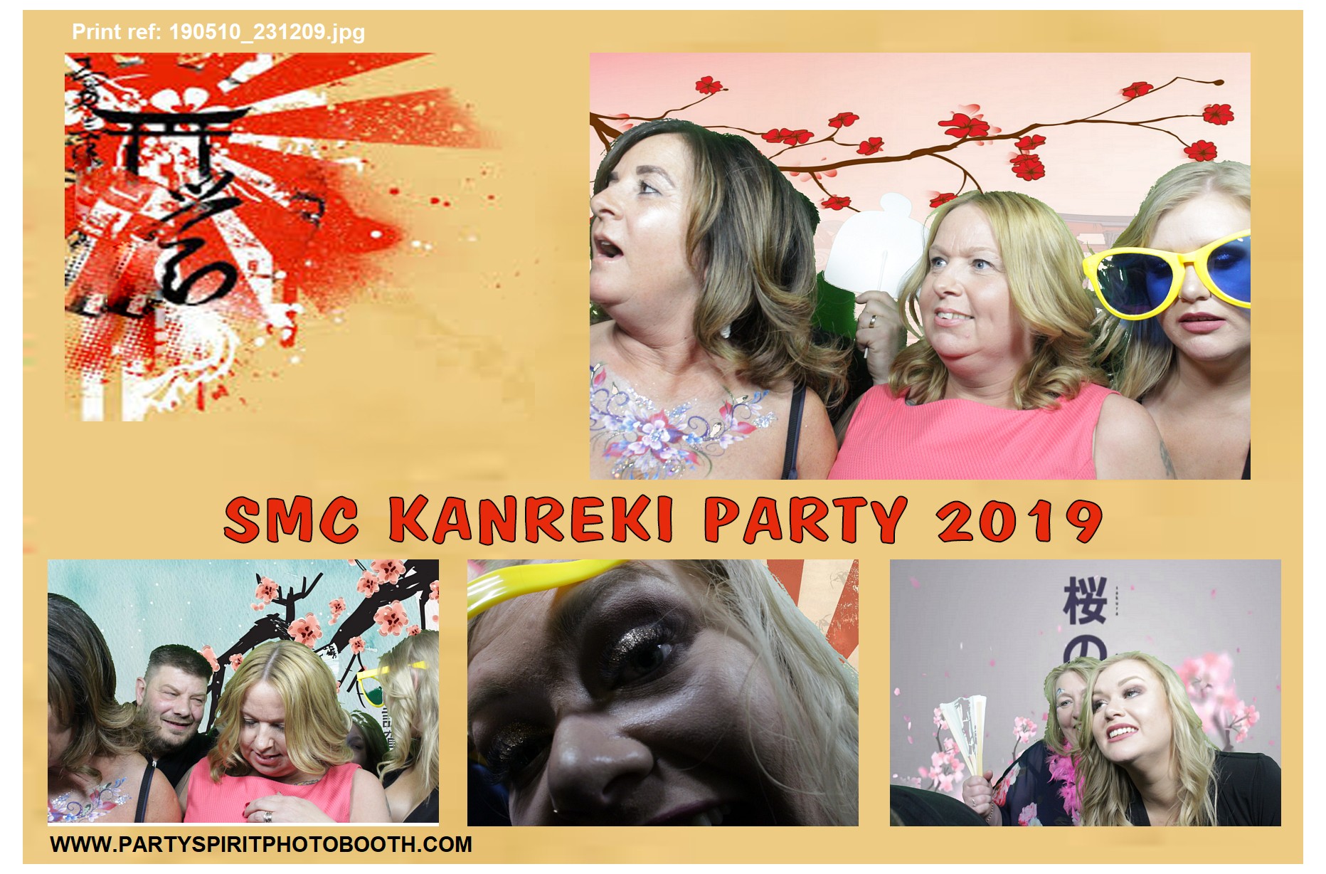 60th Japanese Theme Event | View more photos from the event at gallery.partyspiritphotobooth.com/u/PartySpiritPhotoBooth/60th-Japanese-Theme-Event